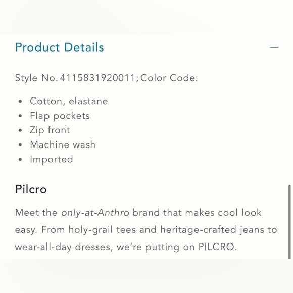 Pilcro X Anthropologie Utility Bomber Jacket Camel Tan Size Large capsule - Picture 15 of 15